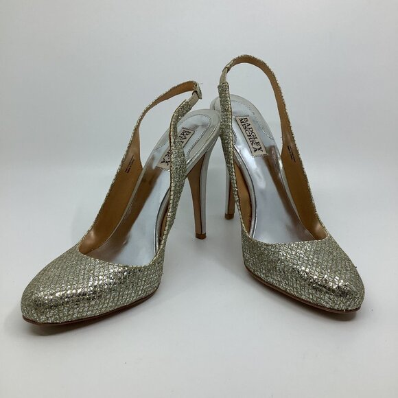 Badgley Mischka Women's Kiss Kiss Slingback Heels - Picture 6 of 8